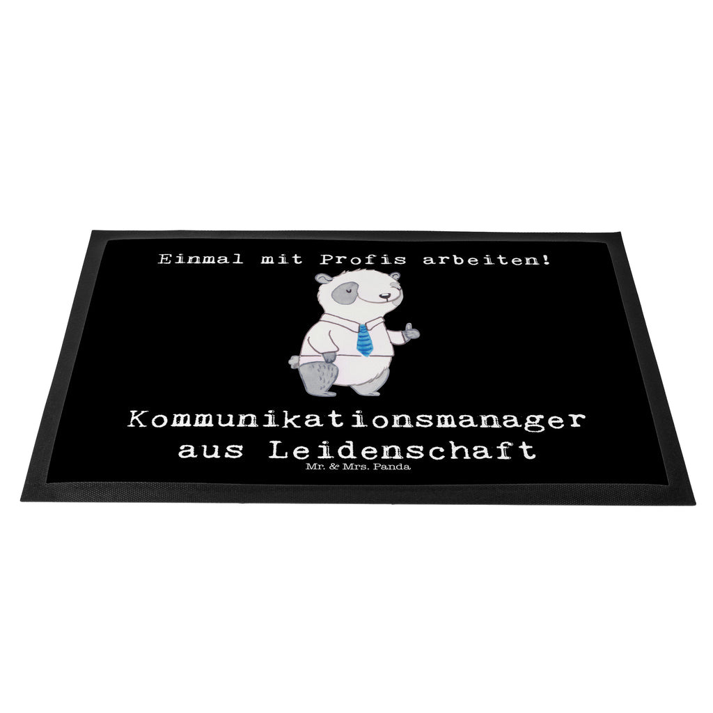 Fußmatte Kommunikationsmanager aus Leidenschaft Kommunikationsmanager, Studium, interkulturelle kommunikation, communications manager,  Türvorleger, Schmutzmatte, Fußabtreter, Matte, Schmutzfänger, Fußabstreifer, Schmutzfangmatte, Türmatte, Motivfußmatte,  Haustürmatte, Vorleger  Beruf, Ausbildung, Jubiläum, Abschied, Rente, Kollege, Kollegin, Geschenk, Schenken, Arbeitskollege, Mitarbeiter, Firma, Danke, Dankeschön