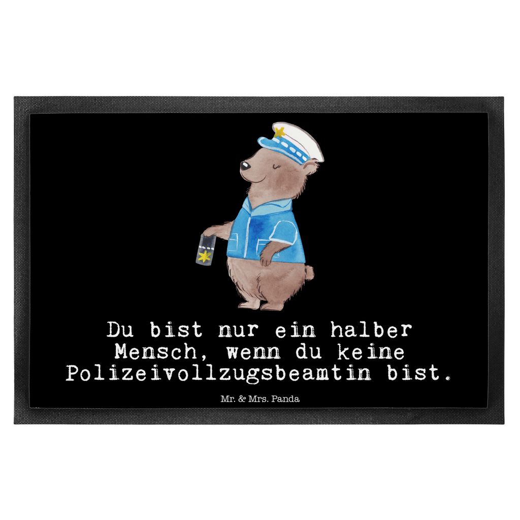 Fußmatte Polizeivollzugsbeamtin mit Herz Polizeivollzugsbeamte, Polizistin, Polizei Türvorleger, Schmutzmatte, Fußabtreter, Matte, Schmutzfänger, Fußabstreifer, Schmutzfangmatte, Türmatte, Motivfußmatte,  Haustürmatte, Vorleger  Beruf, Ausbildung, Jubiläum, Abschied, Rente, Kollege, Kollegin, Geschenk, Schenken, Arbeitskollege, Mitarbeiter, Firma, Danke, Dankeschön