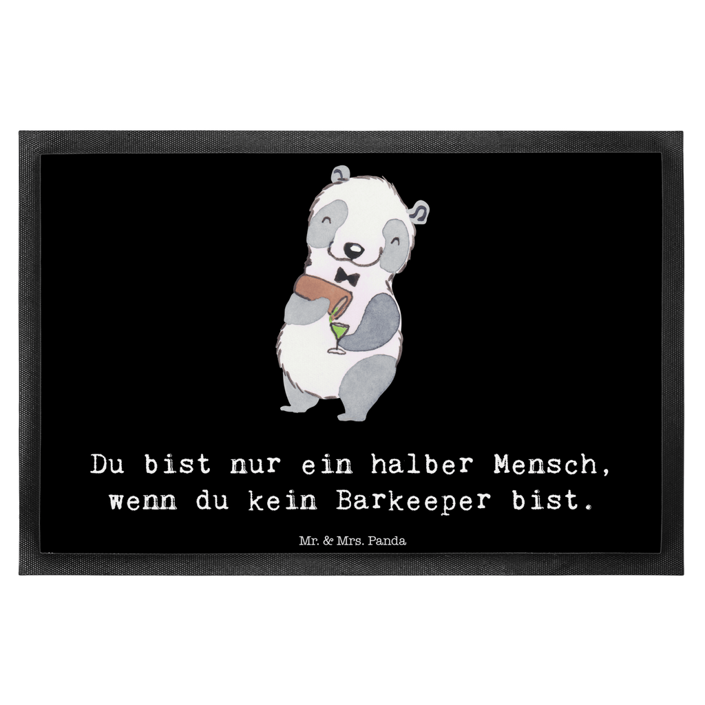 Fußmatte Barkeeper mit Herz Barkeeper, Barmann, Bartender, Barbesitzer, Kurs, Ausbildung,  Türvorleger, Schmutzmatte, Fußabtreter, Matte, Schmutzfänger, Fußabstreifer, Schmutzfangmatte, Türmatte, Motivfußmatte,  Haustürmatte, Vorleger  Beruf, Ausbildung, Jubiläum, Abschied, Rente, Kollege, Kollegin, Geschenk, Schenken, Arbeitskollege, Mitarbeiter, Firma, Danke, Dankeschön
