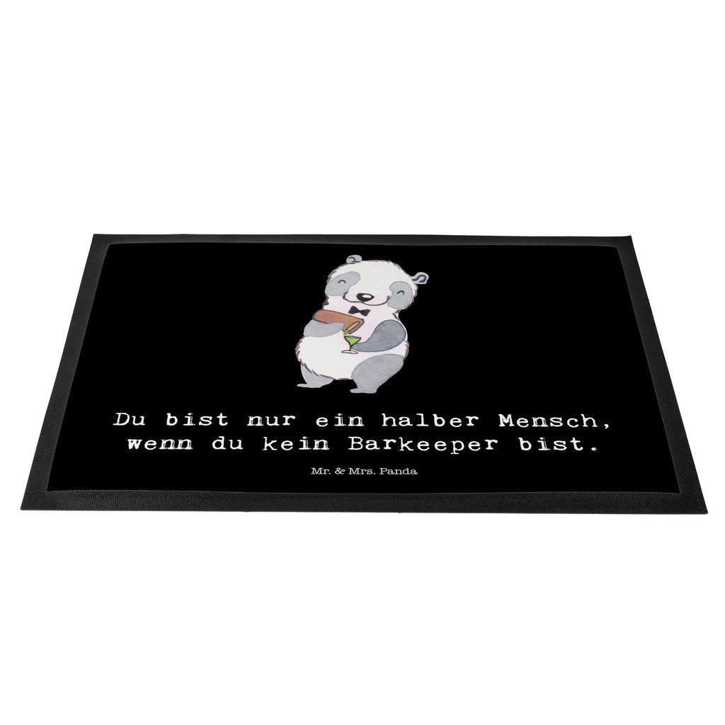 Fußmatte Barkeeper mit Herz Barkeeper, Barmann, Bartender, Barbesitzer, Kurs, Ausbildung,  Türvorleger, Schmutzmatte, Fußabtreter, Matte, Schmutzfänger, Fußabstreifer, Schmutzfangmatte, Türmatte, Motivfußmatte,  Haustürmatte, Vorleger  Beruf, Ausbildung, Jubiläum, Abschied, Rente, Kollege, Kollegin, Geschenk, Schenken, Arbeitskollege, Mitarbeiter, Firma, Danke, Dankeschön
