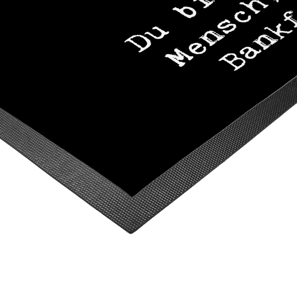 Fußmatte Bankfachfrau mit Herz Türvorleger, Schmutzmatte, Fußabtreter, Matte, Schmutzfänger, Fußabstreifer, Schmutzfangmatte, Türmatte, Motivfußmatte, Haustürmatte, Vorleger, Beruf, Ausbildung, Jubiläum, Abschied, Rente, Kollege, Kollegin, Geschenk, Schenken, Arbeitskollege, Mitarbeiter, Firma, Danke, Dankeschön, Bankfachfrau, Bankangestellte, Bänkerin, Bankberaterin