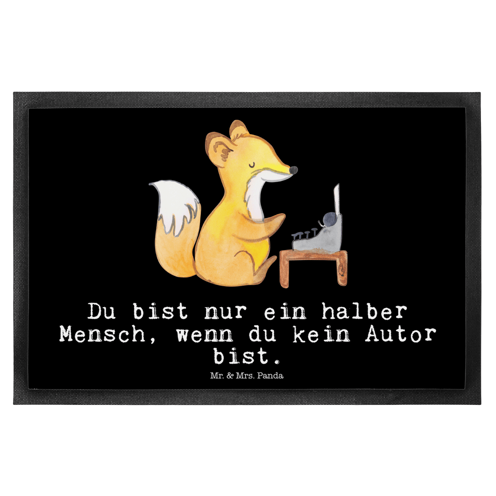 Fußmatte Autor mit Herz