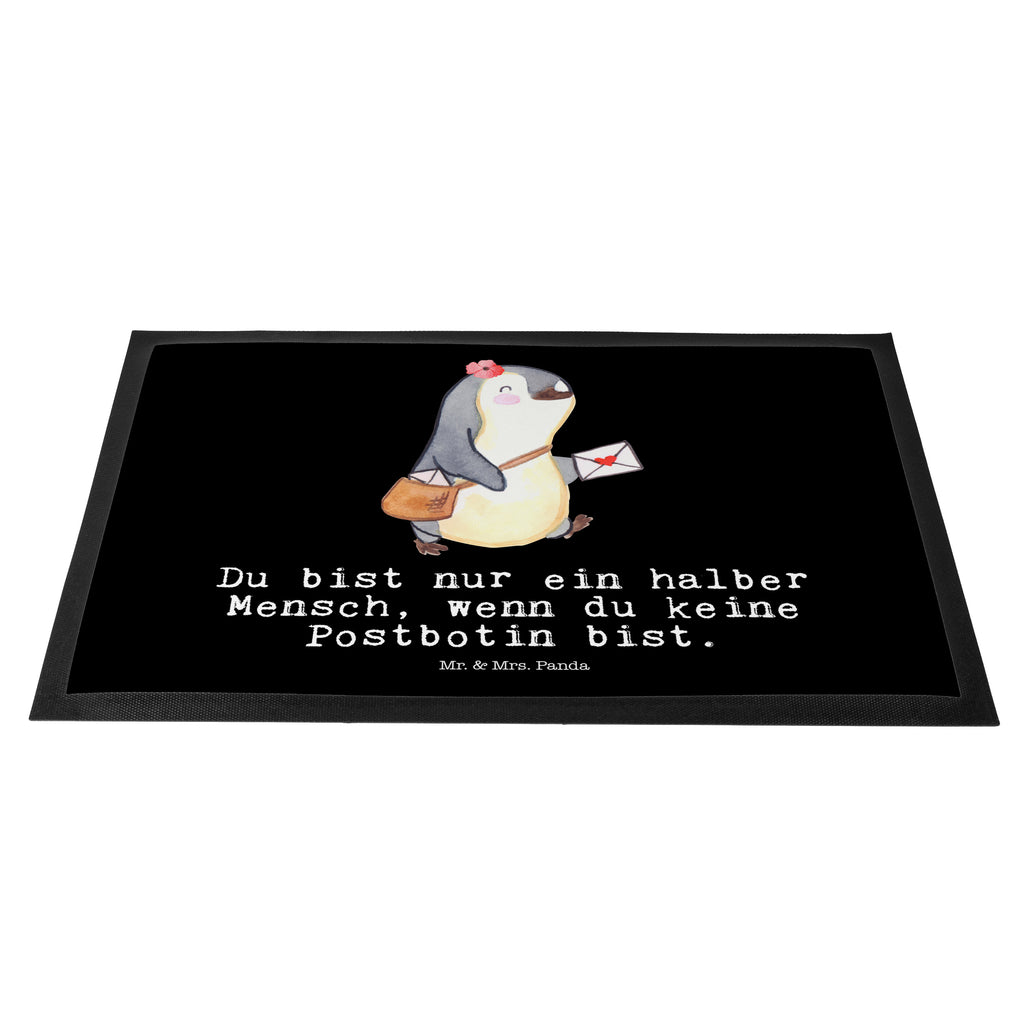 Fußmatte Postbotin mit Herz Türvorleger, Schmutzmatte, Fußabtreter, Matte, Schmutzfänger, Fußabstreifer, Schmutzfangmatte, Türmatte, Motivfußmatte, Haustürmatte, Vorleger, Beruf, Ausbildung, Jubiläum, Abschied, Rente, Kollege, Kollegin, Geschenk, Schenken, Arbeitskollege, Mitarbeiter, Firma, Danke, Dankeschön, Postbotin, Briefzustellerin, Briefträgerin, Postlerin