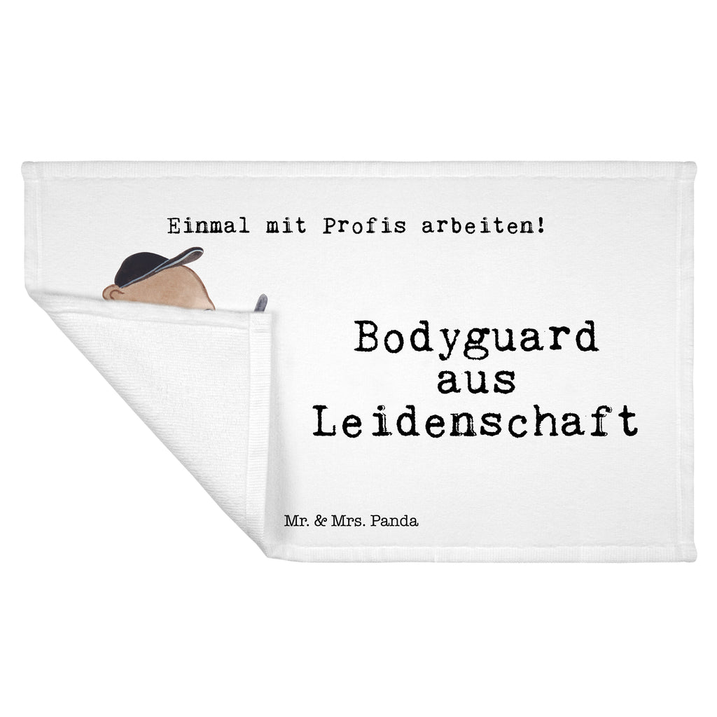 Gäste Handtuch Bodyguard aus Leidenschaft Gästetuch, Reisehandtuch, Sport Handtuch, Frottier, Kinder Handtuch, Beruf, Ausbildung, Jubiläum, Abschied, Rente, Kollege, Kollegin, Geschenk, Schenken, Arbeitskollege, Mitarbeiter, Firma, Danke, Dankeschön, Bodyguard, Personenschützer