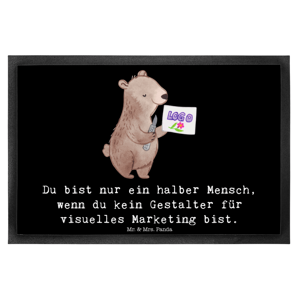 Fußmatte Gestalter für visuelles Marketing mit Herz  Türvorleger, Schmutzmatte, Fußabtreter, Matte, Schmutzfänger, Fußabstreifer, Schmutzfangmatte, Türmatte, Motivfußmatte,  Haustürmatte, Vorleger  Beruf, Ausbildung, Jubiläum, Abschied, Rente, Kollege, Kollegin, Geschenk, Schenken, Arbeitskollege, Mitarbeiter, Firma, Danke, Dankeschön