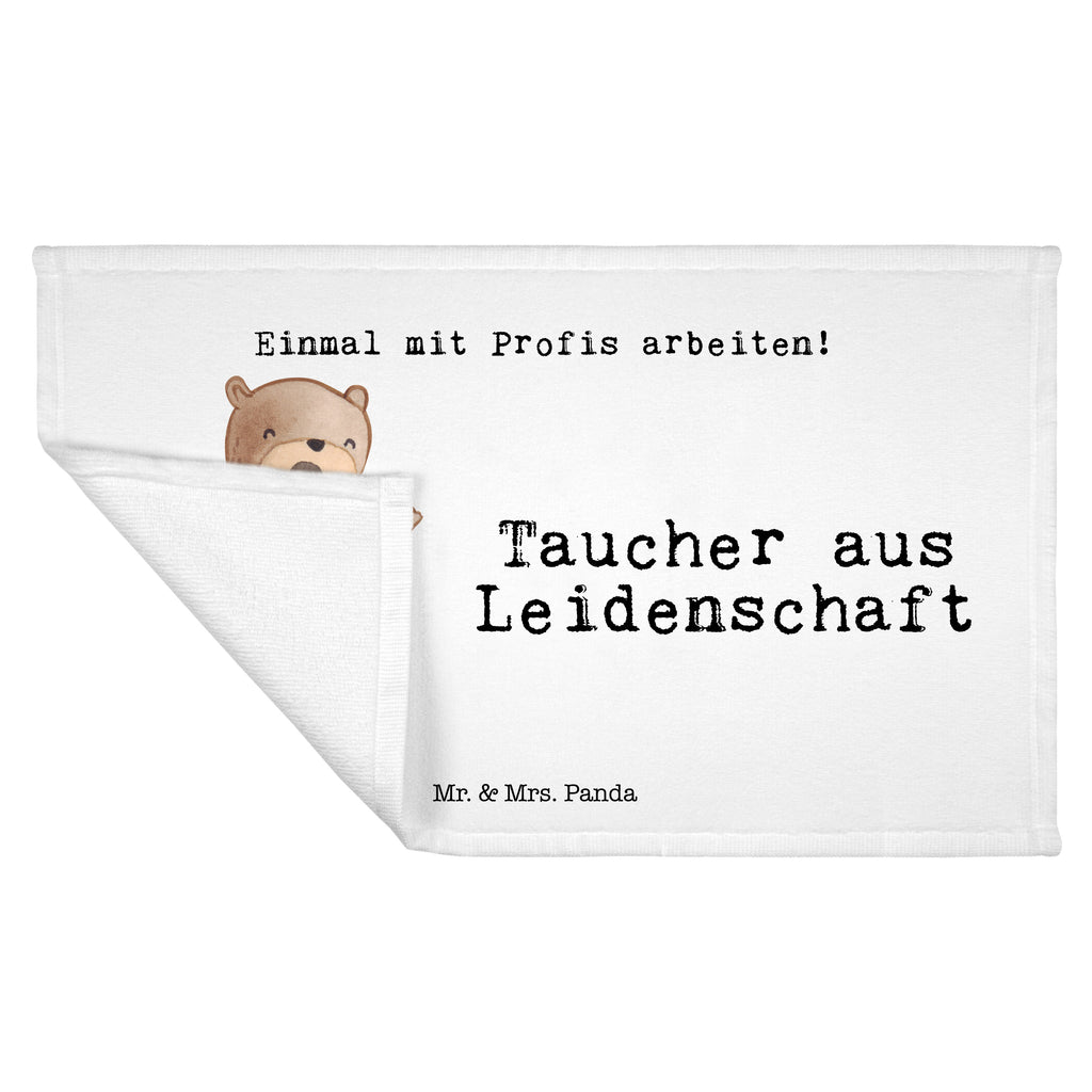 Gäste Handtuch Taucher aus Leidenschaft Gästetuch, Reisehandtuch, Sport Handtuch, Frottier, Kinder Handtuch, Beruf, Ausbildung, Jubiläum, Abschied, Rente, Kollege, Kollegin, Geschenk, Schenken, Arbeitskollege, Mitarbeiter, Firma, Danke, Dankeschön