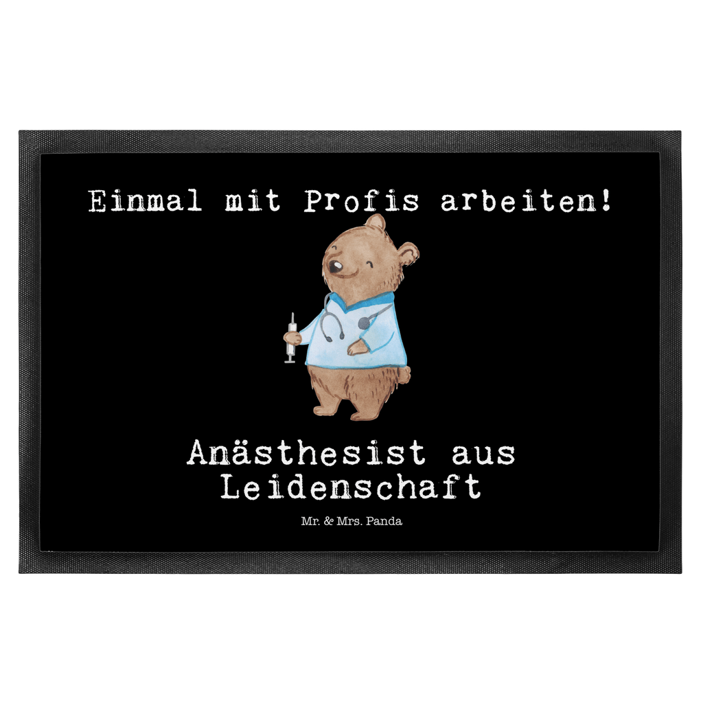 Fußmatte Anästhesist aus Leidenschaft Anästhesist, Narkosearzt, Anästhesie, Krankenhaus, Studium,  Türvorleger, Schmutzmatte, Fußabtreter, Matte, Schmutzfänger, Fußabstreifer, Schmutzfangmatte, Türmatte, Motivfußmatte,  Haustürmatte, Vorleger  Beruf, Ausbildung, Jubiläum, Abschied, Rente, Kollege, Kollegin, Geschenk, Schenken, Arbeitskollege, Mitarbeiter, Firma, Danke, Dankeschön
