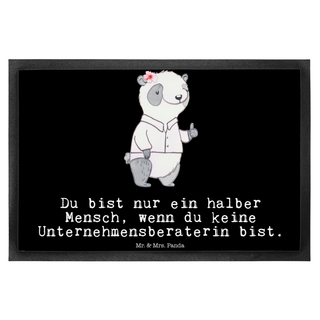 Fußmatte Unternehmensberaterin mit Herz Türvorleger, Schmutzmatte, Fußabtreter, Matte, Schmutzfänger, Fußabstreifer, Schmutzfangmatte, Türmatte, Motivfußmatte, Haustürmatte, Vorleger, Beruf, Ausbildung, Jubiläum, Abschied, Rente, Kollege, Kollegin, Geschenk, Schenken, Arbeitskollege, Mitarbeiter, Firma, Danke, Dankeschön