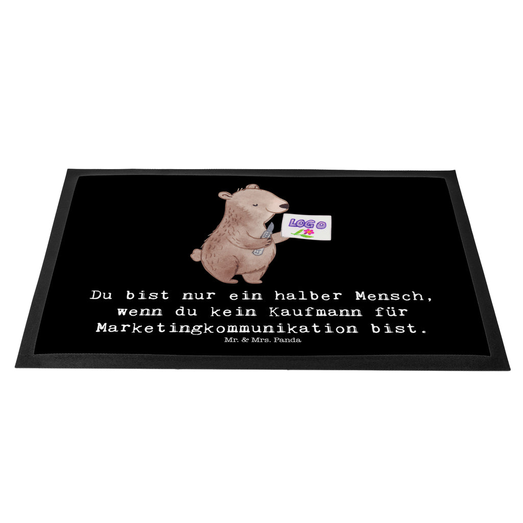 Fußmatte Kaufmann für Marketingkommunikation mit Herz  Türvorleger, Schmutzmatte, Fußabtreter, Matte, Schmutzfänger, Fußabstreifer, Schmutzfangmatte, Türmatte, Motivfußmatte,  Haustürmatte, Vorleger  Beruf, Ausbildung, Jubiläum, Abschied, Rente, Kollege, Kollegin, Geschenk, Schenken, Arbeitskollege, Mitarbeiter, Firma, Danke, Dankeschön
