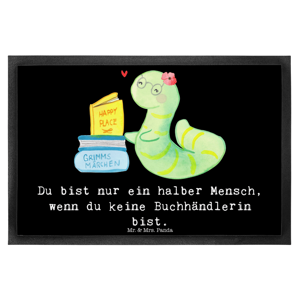 Fußmatte Buchhändlerin mit Herz Buchhändlerin, Buchhandlung, Buchverkäuferin, Bibliothekarin, Bücherwurm,  Türvorleger, Schmutzmatte, Fußabtreter, Matte, Schmutzfänger, Fußabstreifer, Schmutzfangmatte, Türmatte, Motivfußmatte,  Haustürmatte, Vorleger  Beruf, Ausbildung, Jubiläum, Abschied, Rente, Kollege, Kollegin, Geschenk, Schenken, Arbeitskollege, Mitarbeiter, Firma, Danke, Dankeschön