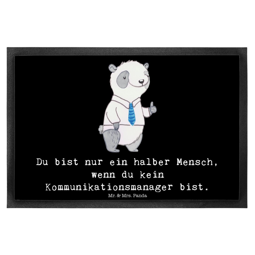 Fußmatte Kommunikationsmanager mit Herz Kommunikationsmanager, Studium, interkulturelle kommunikation, communications manager,  Türvorleger, Schmutzmatte, Fußabtreter, Matte, Schmutzfänger, Fußabstreifer, Schmutzfangmatte, Türmatte, Motivfußmatte,  Haustürmatte, Vorleger  Beruf, Ausbildung, Jubiläum, Abschied, Rente, Kollege, Kollegin, Geschenk, Schenken, Arbeitskollege, Mitarbeiter, Firma, Danke, Dankeschön