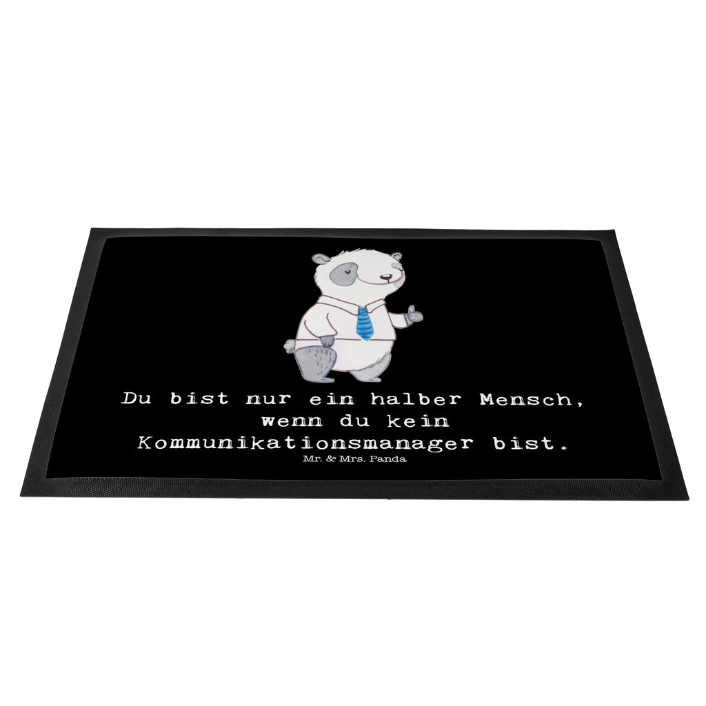 Fußmatte Kommunikationsmanager mit Herz Kommunikationsmanager, Studium, interkulturelle kommunikation, communications manager,  Türvorleger, Schmutzmatte, Fußabtreter, Matte, Schmutzfänger, Fußabstreifer, Schmutzfangmatte, Türmatte, Motivfußmatte,  Haustürmatte, Vorleger  Beruf, Ausbildung, Jubiläum, Abschied, Rente, Kollege, Kollegin, Geschenk, Schenken, Arbeitskollege, Mitarbeiter, Firma, Danke, Dankeschön