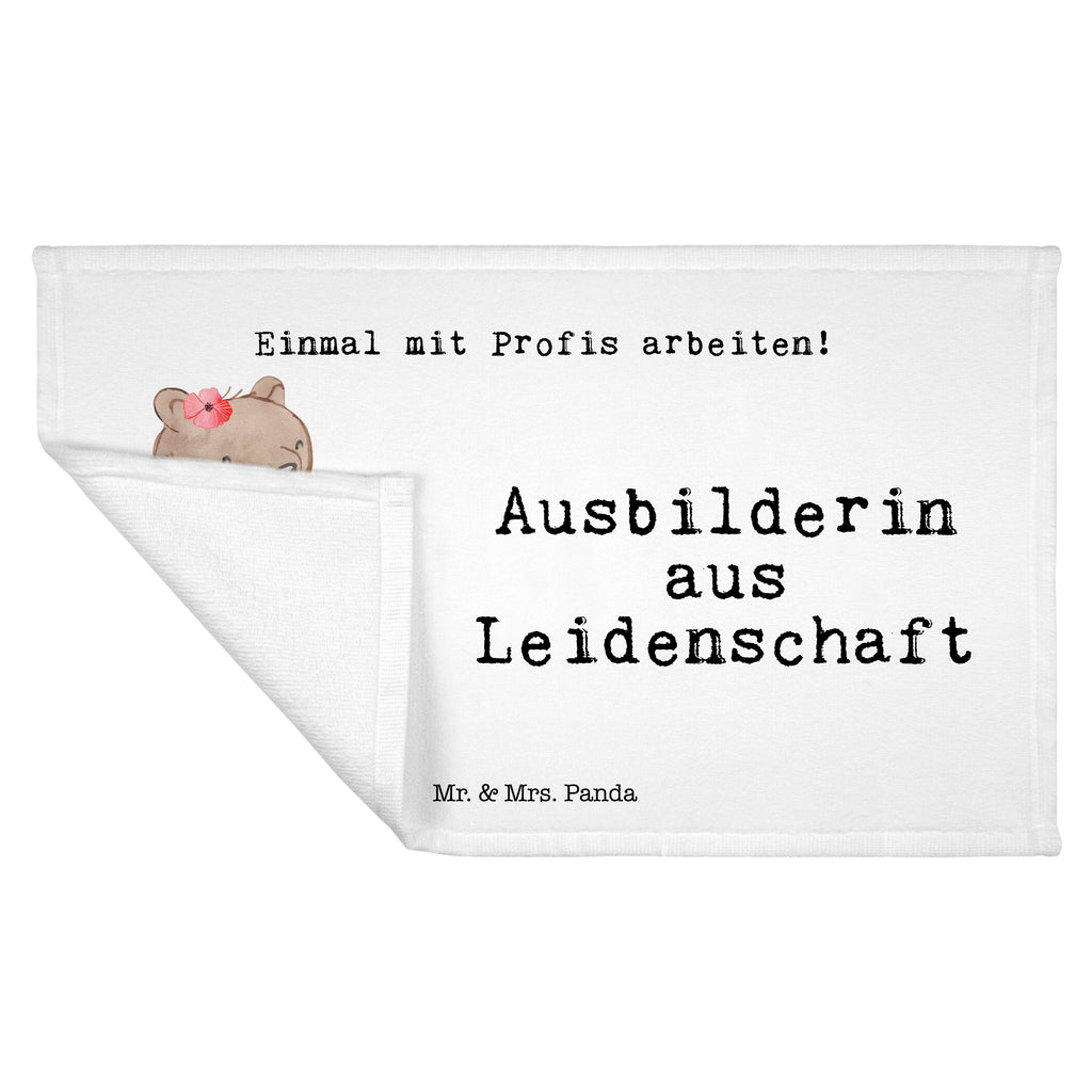 Gäste Handtuch Ausbilderin aus Leidenschaft Gästetuch, Reisehandtuch, Sport Handtuch, Frottier, Kinder Handtuch, Beruf, Ausbildung, Jubiläum, Abschied, Rente, Kollege, Kollegin, Geschenk, Schenken, Arbeitskollege, Mitarbeiter, Firma, Danke, Dankeschön, Ausbilderin, Tutorin, Ausbilderprüfung