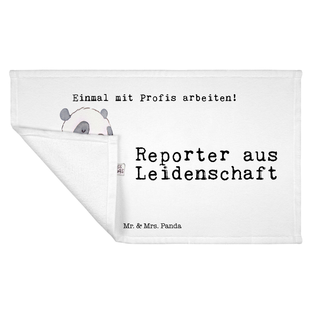 Gäste Handtuch Reporter aus Leidenschaft Gästetuch, Reisehandtuch, Sport Handtuch, Frottier, Kinder Handtuch, Beruf, Ausbildung, Jubiläum, Abschied, Rente, Kollege, Kollegin, Geschenk, Schenken, Arbeitskollege, Mitarbeiter, Firma, Danke, Dankeschön