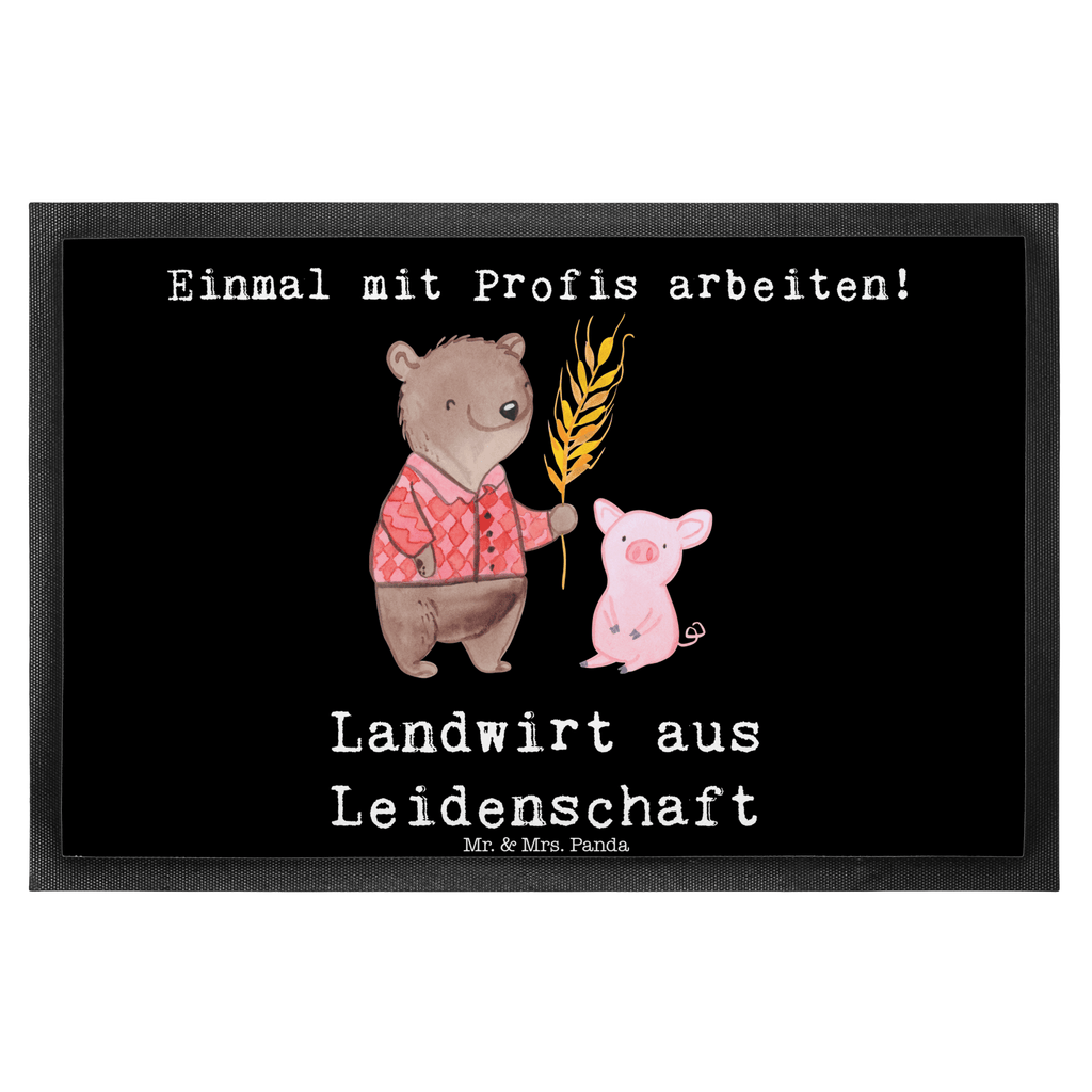 Fußmatte Landwirt aus Leidenschaft Landwirt; Bauer, Tierwirt, Agronom, Farmer, Bauernhof,  Türvorleger, Schmutzmatte, Fußabtreter, Matte, Schmutzfänger, Fußabstreifer, Schmutzfangmatte, Türmatte, Motivfußmatte,  Haustürmatte, Vorleger  Beruf, Ausbildung, Jubiläum, Abschied, Rente, Kollege, Kollegin, Geschenk, Schenken, Arbeitskollege, Mitarbeiter, Firma, Danke, Dankeschön
