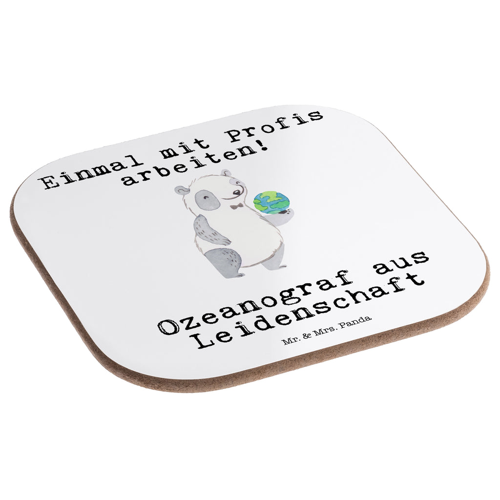 Quadratische Untersetzer Ozeanograf aus Leidenschaft Bierdeckel, Glasuntersetzer, Untersetzer Gläser, Getränkeuntersetzer, Beruf, Ausbildung, Jubiläum, Abschied, Rente, Kollege, Kollegin, Geschenk, Schenken, Arbeitskollege, Mitarbeiter, Firma, Danke, Dankeschön, Ozeanograf, Meeresbiologe, Meereskundler, Naturwissenschaftler, Meeresforscher, maritime Forschung, Studium