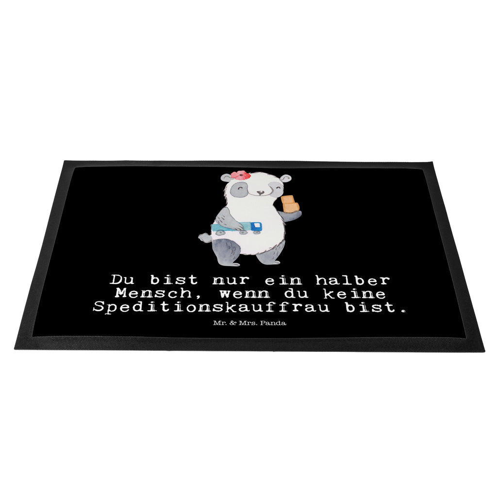 Fußmatte Speditionskauffrau mit Herz  Türvorleger, Schmutzmatte, Fußabtreter, Matte, Schmutzfänger, Fußabstreifer, Schmutzfangmatte, Türmatte, Motivfußmatte,  Haustürmatte, Vorleger  Beruf, Ausbildung, Jubiläum, Abschied, Rente, Kollege, Kollegin, Geschenk, Schenken, Arbeitskollege, Mitarbeiter, Firma, Danke, Dankeschön