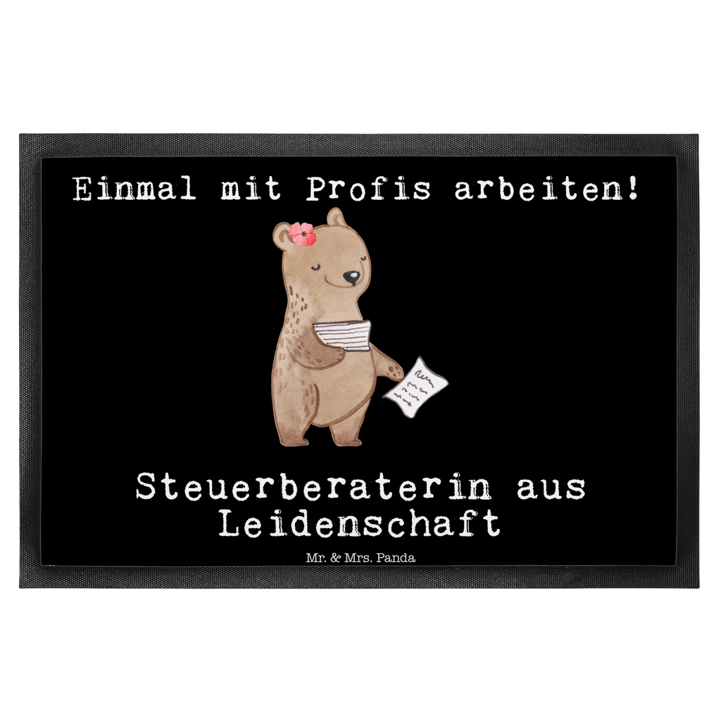 Fußmatte Steuerberaterin aus Leidenschaft  Türvorleger, Schmutzmatte, Fußabtreter, Matte, Schmutzfänger, Fußabstreifer, Schmutzfangmatte, Türmatte, Motivfußmatte,  Haustürmatte, Vorleger  Beruf, Ausbildung, Jubiläum, Abschied, Rente, Kollege, Kollegin, Geschenk, Schenken, Arbeitskollege, Mitarbeiter, Firma, Danke, Dankeschön