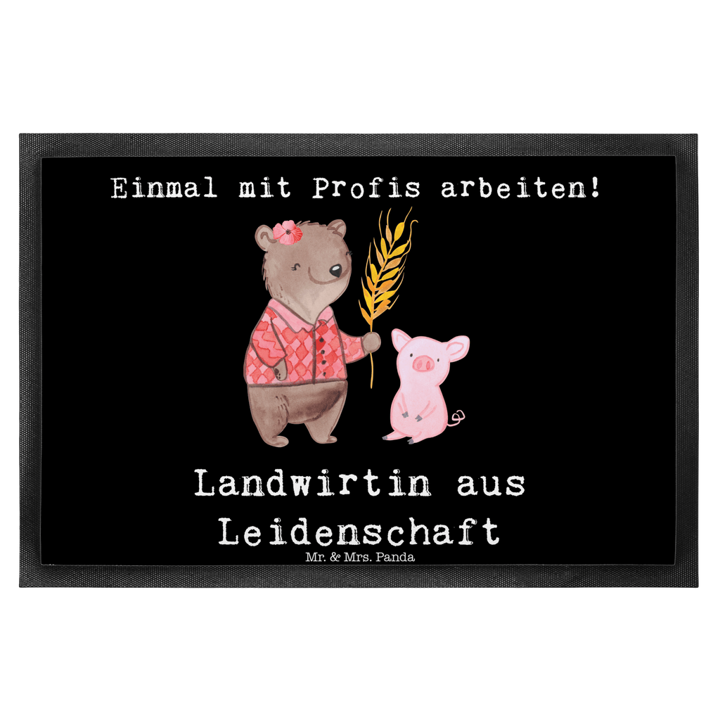 Fußmatte Landwirtin aus Leidenschaft Türvorleger, Schmutzmatte, Fußabtreter, Matte, Schmutzfänger, Fußabstreifer, Schmutzfangmatte, Türmatte, Motivfußmatte, Haustürmatte, Vorleger, Beruf, Ausbildung, Jubiläum, Abschied, Rente, Kollege, Kollegin, Geschenk, Schenken, Arbeitskollege, Mitarbeiter, Firma, Danke, Dankeschön, Landwirtin, Bäuerin, Tierwirtin, Agronomin, Farmerin, Bauernhof