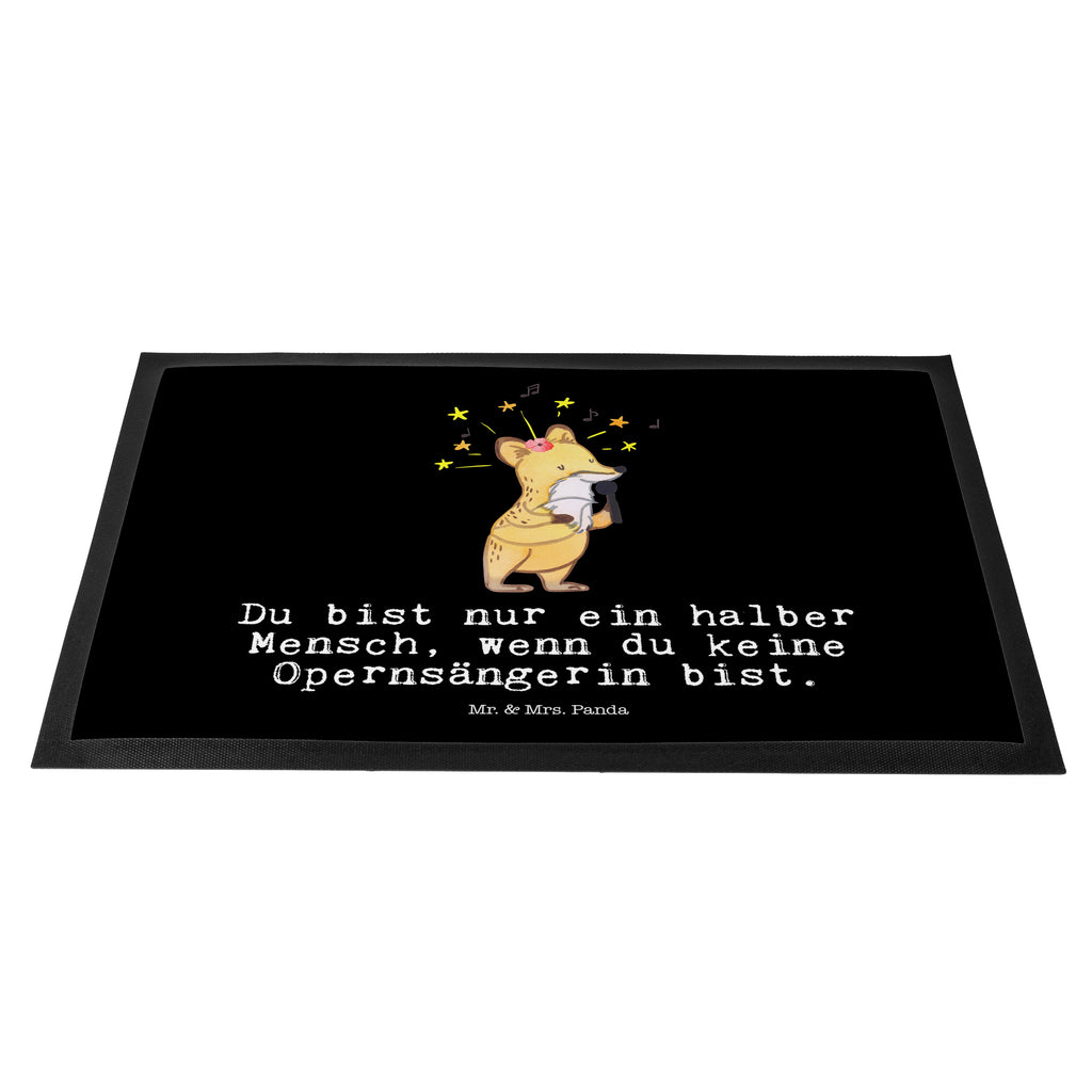 Fußmatte Opernsängerin mit Herz  Türvorleger, Schmutzmatte, Fußabtreter, Matte, Schmutzfänger, Fußabstreifer, Schmutzfangmatte, Türmatte, Motivfußmatte,  Haustürmatte, Vorleger  Beruf, Ausbildung, Jubiläum, Abschied, Rente, Kollege, Kollegin, Geschenk, Schenken, Arbeitskollege, Mitarbeiter, Firma, Danke, Dankeschön