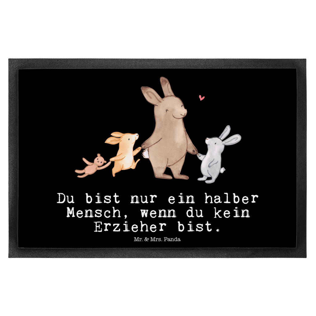 Fußmatte Erzieher mit Herz Erzieher, Kindergärtner, Pädagoge, Türvorleger, Schmutzmatte, Fußabtreter, Matte, Schmutzfänger, Fußabstreifer, Schmutzfangmatte, Türmatte, Motivfußmatte,  Haustürmatte, Vorleger  Beruf, Ausbildung, Jubiläum, Abschied, Rente, Kollege, Kollegin, Geschenk, Schenken, Arbeitskollege, Mitarbeiter, Firma, Danke, Dankeschön