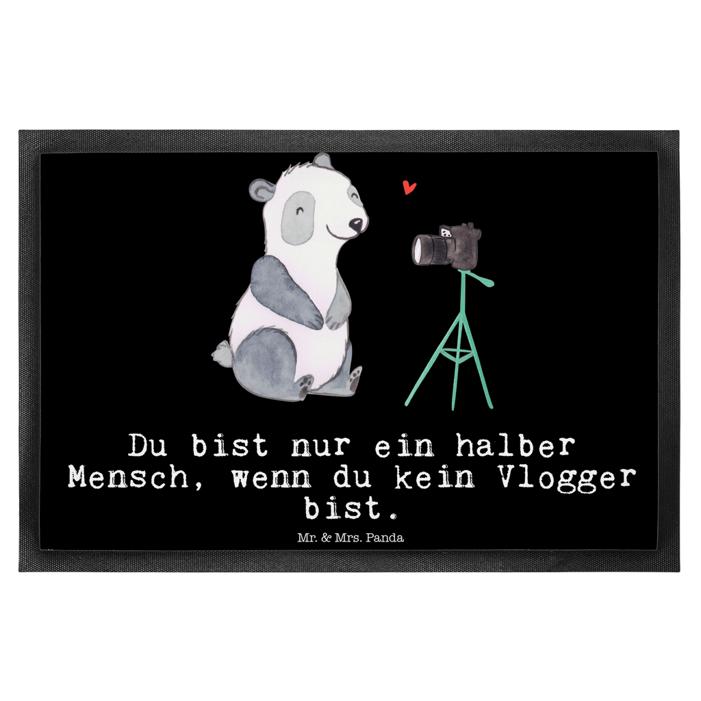 Fußmatte Vlogger mit Herz  Türvorleger, Schmutzmatte, Fußabtreter, Matte, Schmutzfänger, Fußabstreifer, Schmutzfangmatte, Türmatte, Motivfußmatte,  Haustürmatte, Vorleger  Beruf, Ausbildung, Jubiläum, Abschied, Rente, Kollege, Kollegin, Geschenk, Schenken, Arbeitskollege, Mitarbeiter, Firma, Danke, Dankeschön