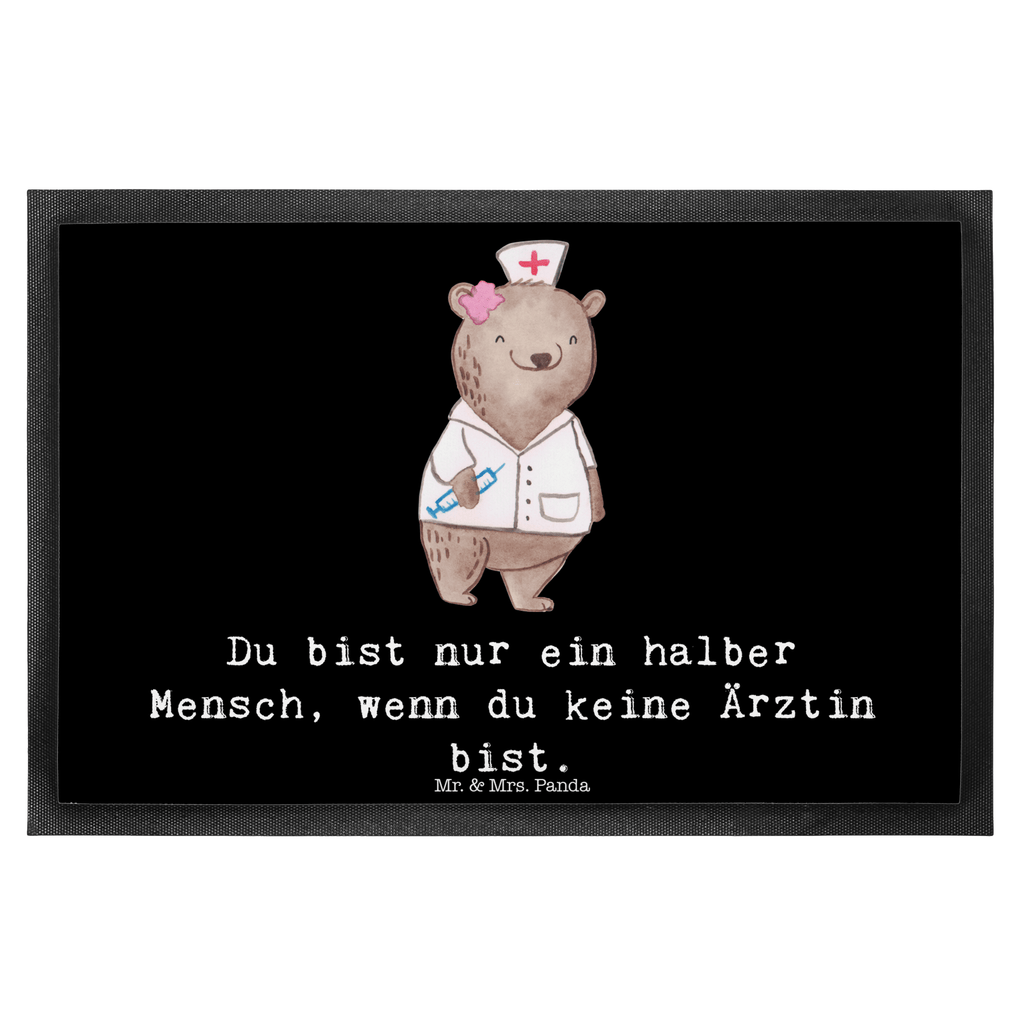 Fußmatte Ärztin mit Herz Ärztin, Hausärztin, Medizinerin, Doktorin, Medizinstudium, Doktortitel, Arztpraxis,  Türvorleger, Schmutzmatte, Fußabtreter, Matte, Schmutzfänger, Fußabstreifer, Schmutzfangmatte, Türmatte, Motivfußmatte,  Haustürmatte, Vorleger  Beruf, Ausbildung, Jubiläum, Abschied, Rente, Kollege, Kollegin, Geschenk, Schenken, Arbeitskollege, Mitarbeiter, Firma, Danke, Dankeschön