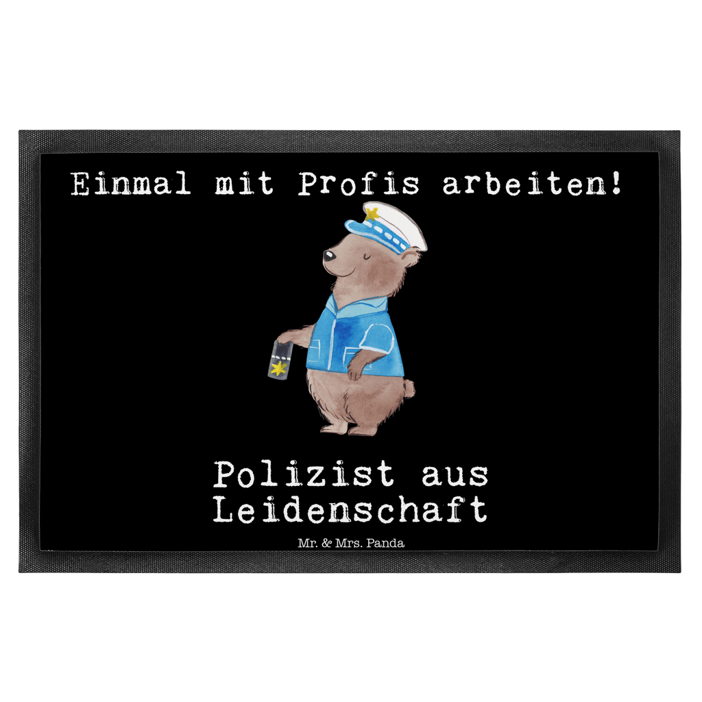 Fußmatte Polizist aus Leidenschaft Polizist, Polizeibeamter, Wachmann, Cop, Polizei, Studium Türvorleger, Schmutzmatte, Fußabtreter, Matte, Schmutzfänger, Fußabstreifer, Schmutzfangmatte, Türmatte, Motivfußmatte,  Haustürmatte, Vorleger  Beruf, Ausbildung, Jubiläum, Abschied, Rente, Kollege, Kollegin, Geschenk, Schenken, Arbeitskollege, Mitarbeiter, Firma, Danke, Dankeschön