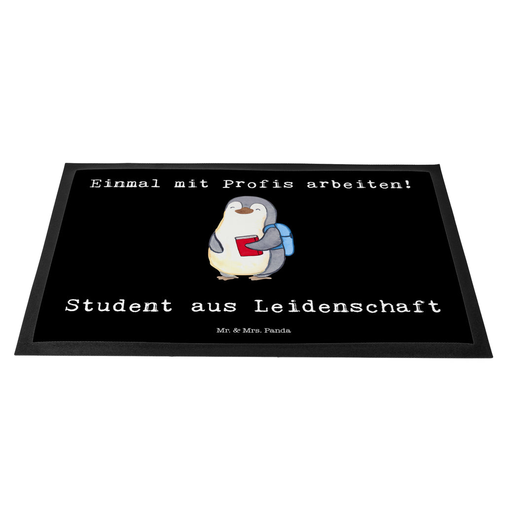 Fußmatte Student aus Leidenschaft  Türvorleger, Schmutzmatte, Fußabtreter, Matte, Schmutzfänger, Fußabstreifer, Schmutzfangmatte, Türmatte, Motivfußmatte,  Haustürmatte, Vorleger  Beruf, Ausbildung, Jubiläum, Abschied, Rente, Kollege, Kollegin, Geschenk, Schenken, Arbeitskollege, Mitarbeiter, Firma, Danke, Dankeschön