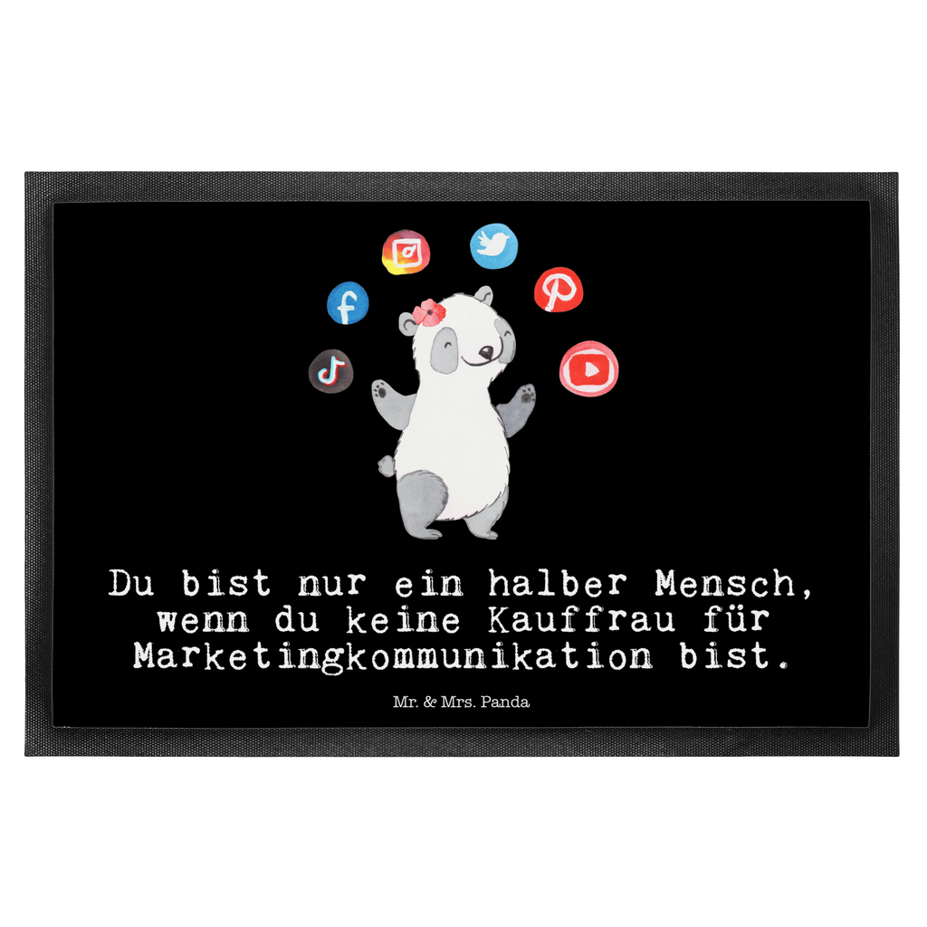Fußmatte Kauffrau für Marketingkommunikation mit Herz