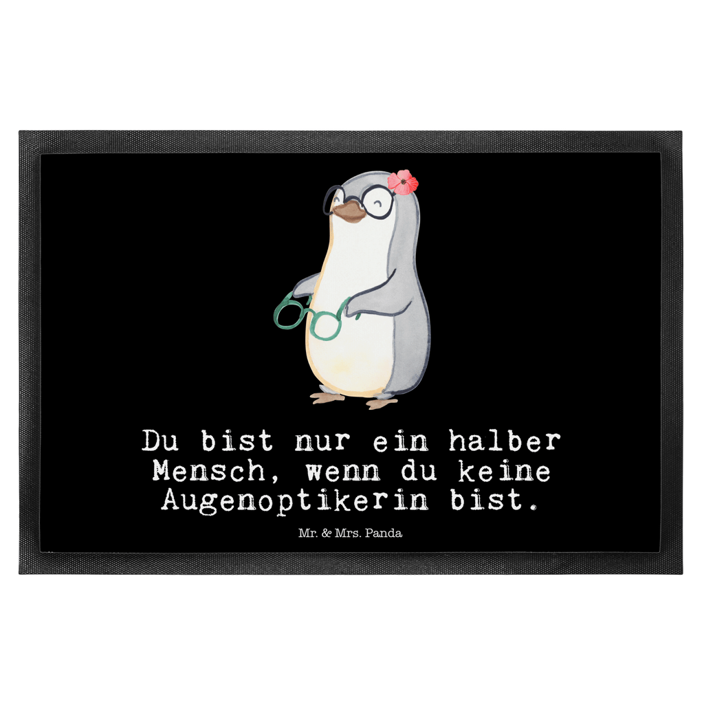 Fußmatte Augenoptikerin mit Herz Augenoptikerin, Optikerin, Augenärztin, Optometristin, Brillenverkäuferin, Brillengeschäft, Eröffnung,  Türvorleger, Schmutzmatte, Fußabtreter, Matte, Schmutzfänger, Fußabstreifer, Schmutzfangmatte, Türmatte, Motivfußmatte,  Haustürmatte, Vorleger  Beruf, Ausbildung, Jubiläum, Abschied, Rente, Kollege, Kollegin, Geschenk, Schenken, Arbeitskollege, Mitarbeiter, Firma, Danke, Dankeschön