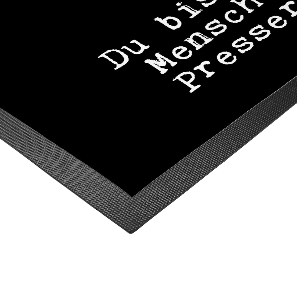 Fußmatte Pressereferent mit Herz Pressereferent, Pressemitarbeiter, Presseagentur, Studium,  Türvorleger, Schmutzmatte, Fußabtreter, Matte, Schmutzfänger, Fußabstreifer, Schmutzfangmatte, Türmatte, Motivfußmatte,  Haustürmatte, Vorleger  Beruf, Ausbildung, Jubiläum, Abschied, Rente, Kollege, Kollegin, Geschenk, Schenken, Arbeitskollege, Mitarbeiter, Firma, Danke, Dankeschön