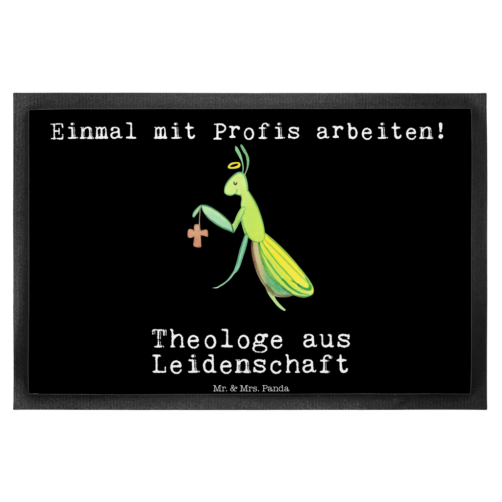 Fußmatte Theologe aus Leidenschaft  Türvorleger, Schmutzmatte, Fußabtreter, Matte, Schmutzfänger, Fußabstreifer, Schmutzfangmatte, Türmatte, Motivfußmatte,  Haustürmatte, Vorleger  Beruf, Ausbildung, Jubiläum, Abschied, Rente, Kollege, Kollegin, Geschenk, Schenken, Arbeitskollege, Mitarbeiter, Firma, Danke, Dankeschön