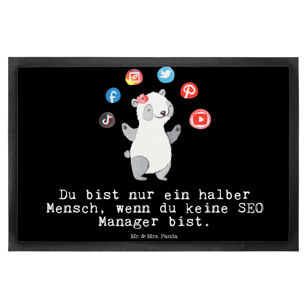 Fußmatte SEO Manager mit Herz SEO Manager, Suchmaschinenoptimierung, Digital Marketing  Türvorleger, Schmutzmatte, Fußabtreter, Matte, Schmutzfänger, Fußabstreifer, Schmutzfangmatte, Türmatte, Motivfußmatte,  Haustürmatte, Vorleger  Beruf, Ausbildung, Jubiläum, Abschied, Rente, Kollege, Kollegin, Geschenk, Schenken, Arbeitskollege, Mitarbeiter, Firma, Danke, Dankeschön