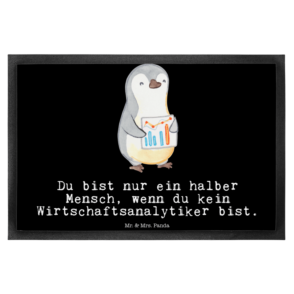 Fußmatte Wirtschaftsanalytiker mit Herz  Türvorleger, Schmutzmatte, Fußabtreter, Matte, Schmutzfänger, Fußabstreifer, Schmutzfangmatte, Türmatte, Motivfußmatte,  Haustürmatte, Vorleger  Beruf, Ausbildung, Jubiläum, Abschied, Rente, Kollege, Kollegin, Geschenk, Schenken, Arbeitskollege, Mitarbeiter, Firma, Danke, Dankeschön