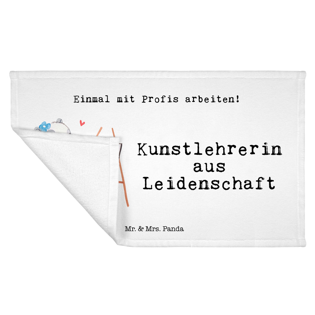 Gäste Handtuch Kunstlehrerin aus Leidenschaft Gästetuch, Reisehandtuch, Sport Handtuch, Frottier, Kinder Handtuch, Beruf, Ausbildung, Jubiläum, Abschied, Rente, Kollege, Kollegin, Geschenk, Schenken, Arbeitskollege, Mitarbeiter, Firma, Danke, Dankeschön, Kunstlehrerin, Kunstunterricht, Kunstschule