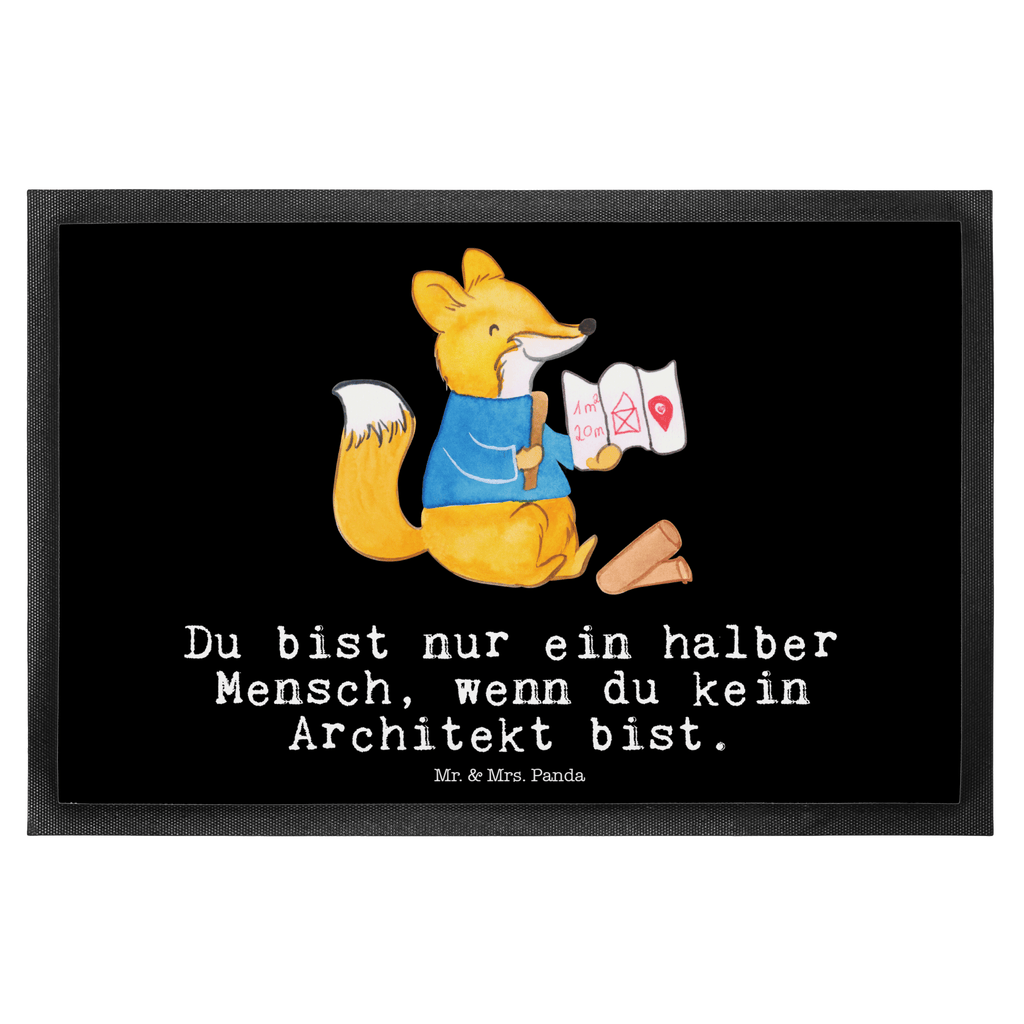 Fußmatte Architekt mit Herz Architekt, Innenarchitekt, Architekturbüro, Bauarbeiter Türvorleger, Schmutzmatte, Fußabtreter, Matte, Schmutzfänger, Fußabstreifer, Schmutzfangmatte, Türmatte, Motivfußmatte,  Haustürmatte, Vorleger  Beruf, Ausbildung, Jubiläum, Abschied, Rente, Kollege, Kollegin, Geschenk, Schenken, Arbeitskollege, Mitarbeiter, Firma, Danke, Dankeschön