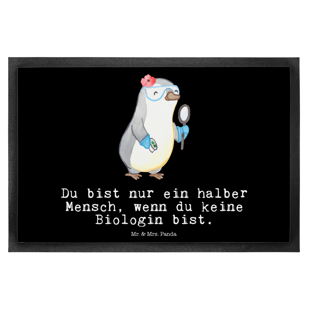 Fußmatte Biologin mit Herz Türvorleger, Schmutzmatte, Fußabtreter, Matte, Schmutzfänger, Fußabstreifer, Schmutzfangmatte, Türmatte, Motivfußmatte, Haustürmatte, Vorleger, Beruf, Ausbildung, Jubiläum, Abschied, Rente, Kollege, Kollegin, Geschenk, Schenken, Arbeitskollege, Mitarbeiter, Firma, Danke, Dankeschön, Biologin, Biologie, Naturwissenschaftlerin, Labor, Studium, Bachelor, Master