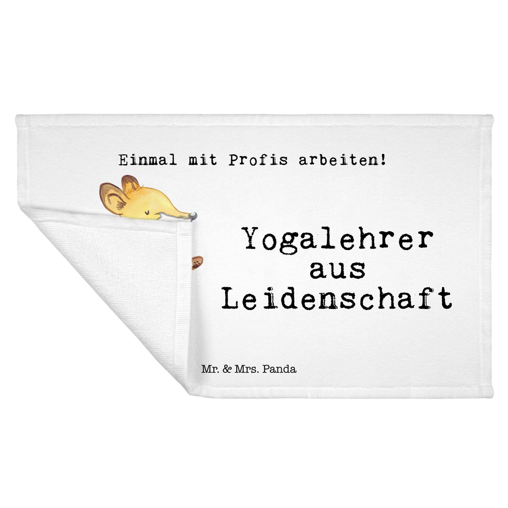 Gäste Handtuch Yogalehrer aus Leidenschaft Gästetuch, Reisehandtuch, Sport Handtuch, Frottier, Kinder Handtuch, Beruf, Ausbildung, Jubiläum, Abschied, Rente, Kollege, Kollegin, Geschenk, Schenken, Arbeitskollege, Mitarbeiter, Firma, Danke, Dankeschön