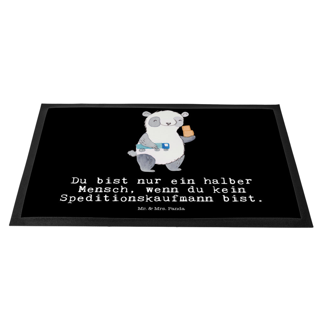 Fußmatte Speditionskaufmann mit Herz  Türvorleger, Schmutzmatte, Fußabtreter, Matte, Schmutzfänger, Fußabstreifer, Schmutzfangmatte, Türmatte, Motivfußmatte,  Haustürmatte, Vorleger  Beruf, Ausbildung, Jubiläum, Abschied, Rente, Kollege, Kollegin, Geschenk, Schenken, Arbeitskollege, Mitarbeiter, Firma, Danke, Dankeschön