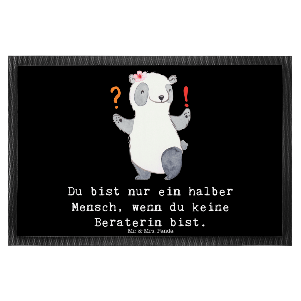 Fußmatte Beraterin mit Herz Beraterin, Finanzberaterin, IT Beratung, Beratungsbüro, Eröffnung,  Türvorleger, Schmutzmatte, Fußabtreter, Matte, Schmutzfänger, Fußabstreifer, Schmutzfangmatte, Türmatte, Motivfußmatte,  Haustürmatte, Vorleger  Beruf, Ausbildung, Jubiläum, Abschied, Rente, Kollege, Kollegin, Geschenk, Schenken, Arbeitskollege, Mitarbeiter, Firma, Danke, Dankeschön
