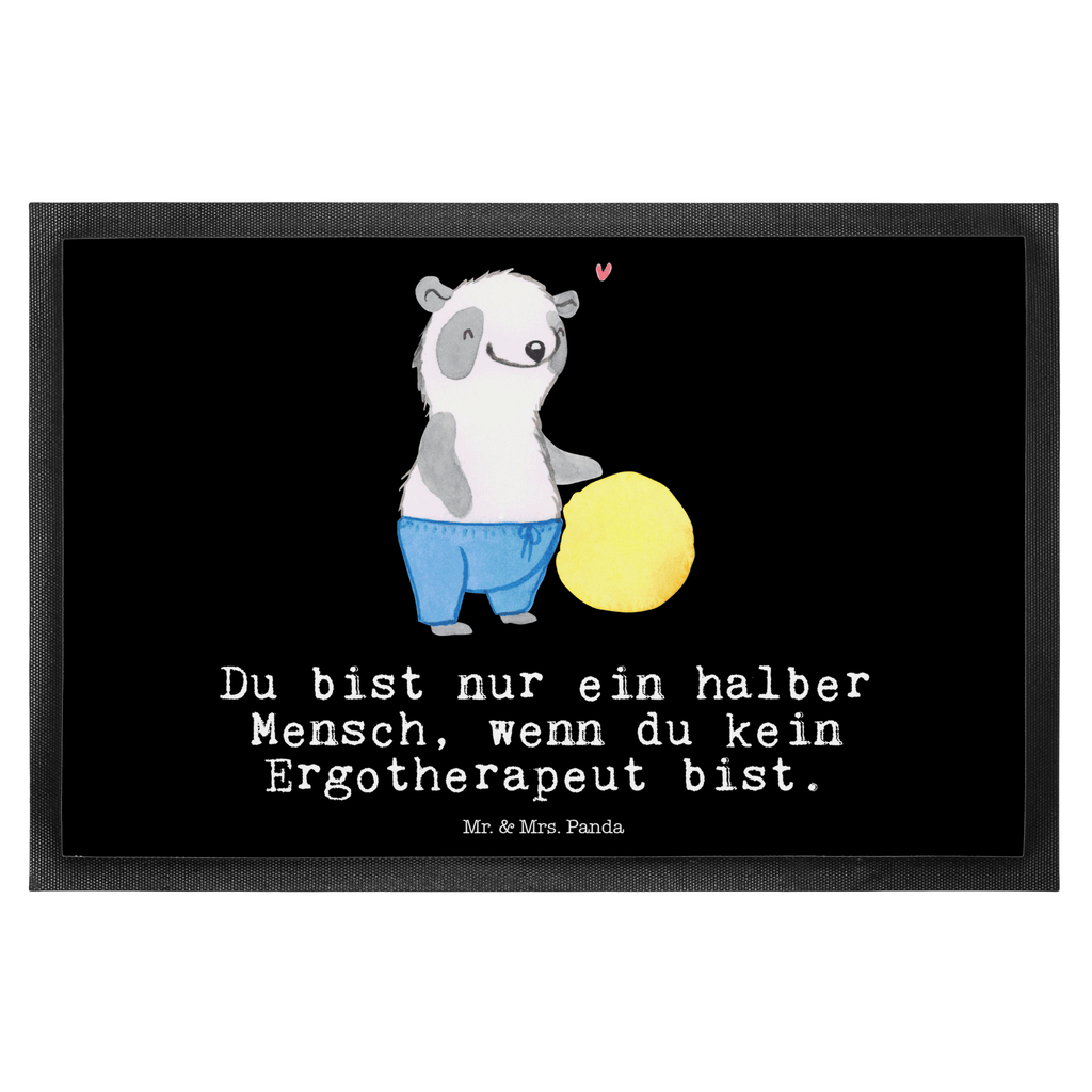 Fußmatte Ergotherapeut mit Herz Ergotherapeut, Ergotherapie, Ausbildung,  Türvorleger, Schmutzmatte, Fußabtreter, Matte, Schmutzfänger, Fußabstreifer, Schmutzfangmatte, Türmatte, Motivfußmatte,  Haustürmatte, Vorleger  Beruf, Ausbildung, Jubiläum, Abschied, Rente, Kollege, Kollegin, Geschenk, Schenken, Arbeitskollege, Mitarbeiter, Firma, Danke, Dankeschön