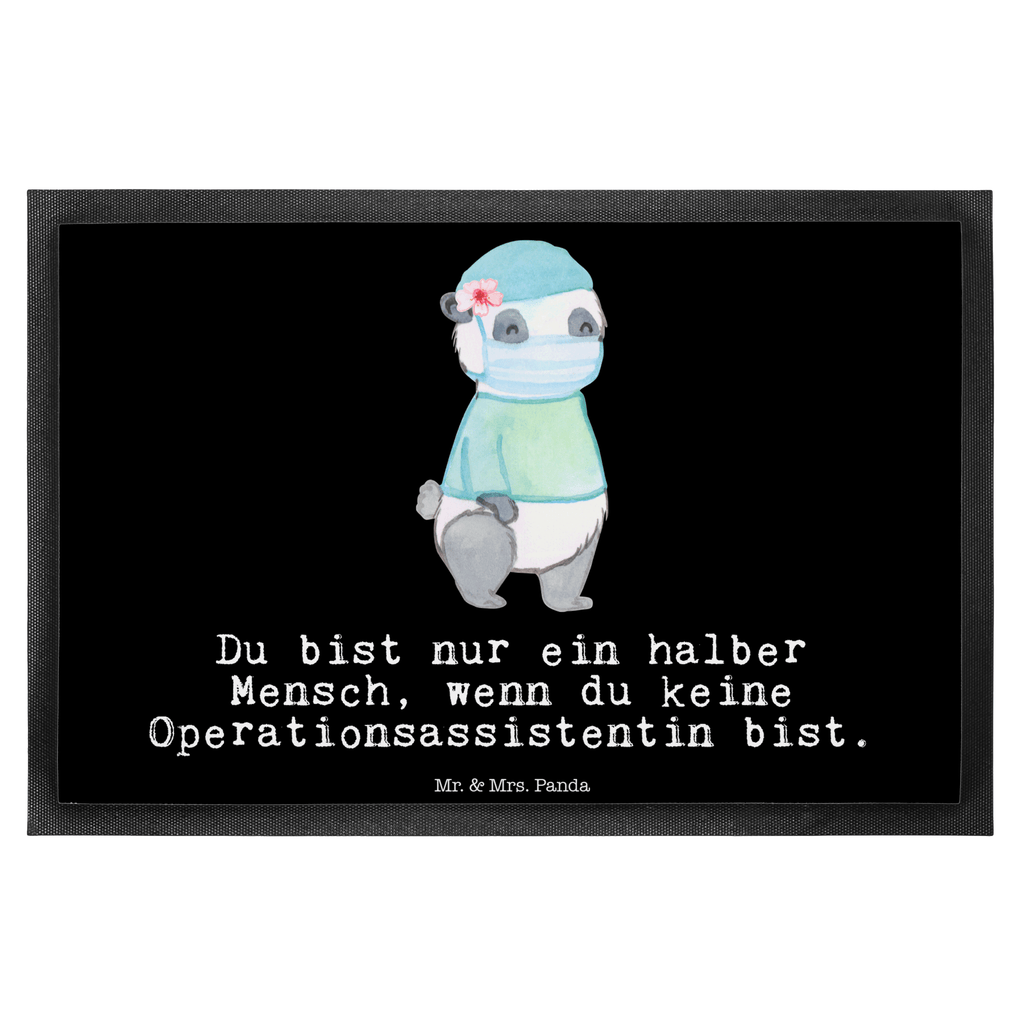Fußmatte Operationsassistentin mit Herz Operationsassistentin, Operationstechnische Assistentin, OTA, OP Assistentin, Operationsassistenz, Ausbildung,  Türvorleger, Schmutzmatte, Fußabtreter, Matte, Schmutzfänger, Fußabstreifer, Schmutzfangmatte, Türmatte, Motivfußmatte,  Haustürmatte, Vorleger  Beruf, Ausbildung, Jubiläum, Abschied, Rente, Kollege, Kollegin, Geschenk, Schenken, Arbeitskollege, Mitarbeiter, Firma, Danke, Dankeschön
