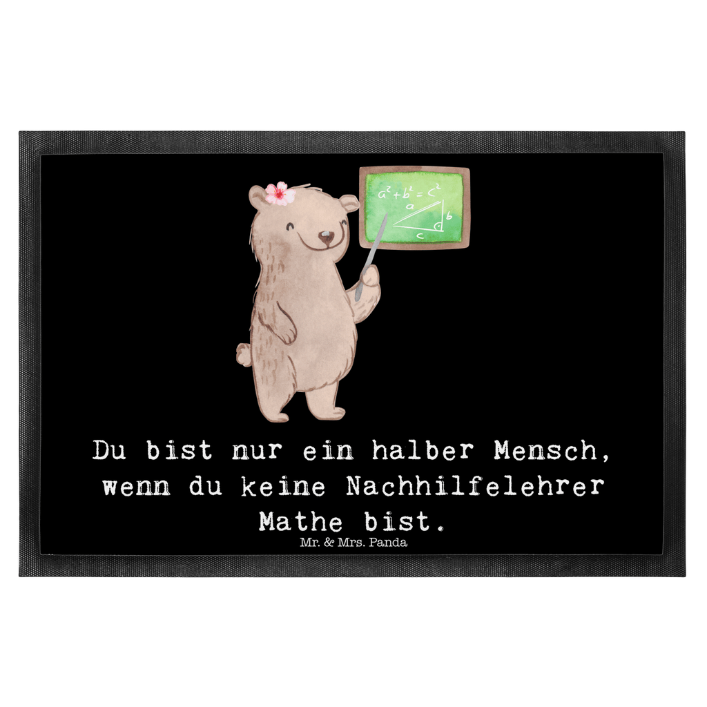 Fußmatte Nachhilfelehrer Mathe mit Herz Türvorleger, Schmutzmatte, Fußabtreter, Matte, Schmutzfänger, Fußabstreifer, Schmutzfangmatte, Türmatte, Motivfußmatte, Haustürmatte, Vorleger, Beruf, Ausbildung, Jubiläum, Abschied, Rente, Kollege, Kollegin, Geschenk, Schenken, Arbeitskollege, Mitarbeiter, Firma, Danke, Dankeschön, Mathematik Nachhilfelehrer, Mathe Nachhilfe, Nachhilfeunterrricht
