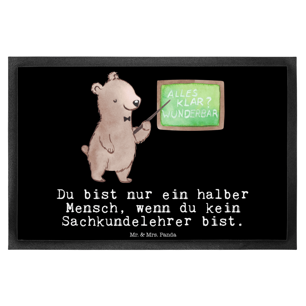 Fußmatte Sachkundelehrer mit Herz Türvorleger, Schmutzmatte, Fußabtreter, Matte, Schmutzfänger, Fußabstreifer, Schmutzfangmatte, Türmatte, Motivfußmatte, Haustürmatte, Vorleger, Beruf, Ausbildung, Jubiläum, Abschied, Rente, Kollege, Kollegin, Geschenk, Schenken, Arbeitskollege, Mitarbeiter, Firma, Danke, Dankeschön, Sachkundelehrer, Sachkundeunterricht, Schule, Grundschule