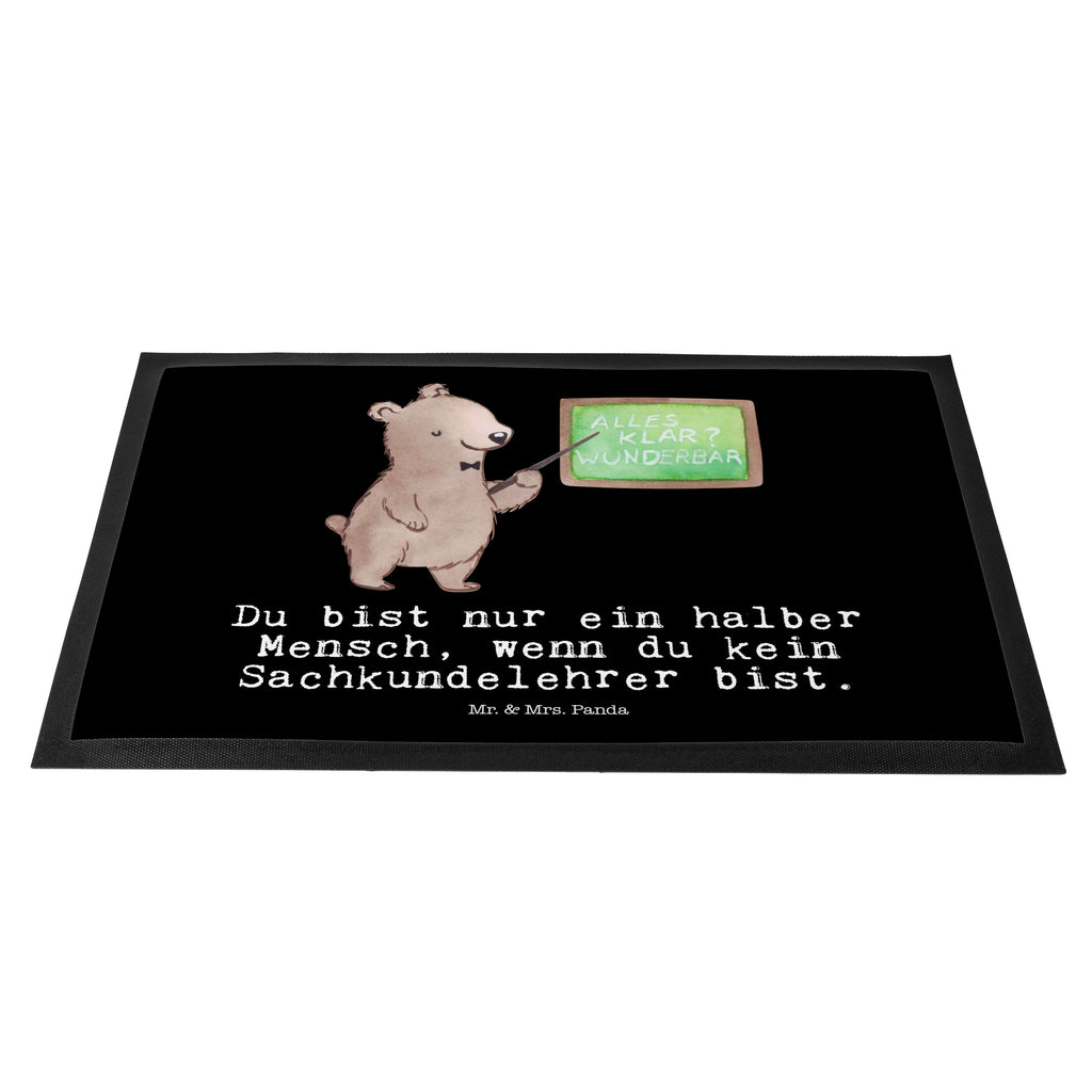 Fußmatte Sachkundelehrer mit Herz Türvorleger, Schmutzmatte, Fußabtreter, Matte, Schmutzfänger, Fußabstreifer, Schmutzfangmatte, Türmatte, Motivfußmatte, Haustürmatte, Vorleger, Beruf, Ausbildung, Jubiläum, Abschied, Rente, Kollege, Kollegin, Geschenk, Schenken, Arbeitskollege, Mitarbeiter, Firma, Danke, Dankeschön, Sachkundelehrer, Sachkundeunterricht, Schule, Grundschule