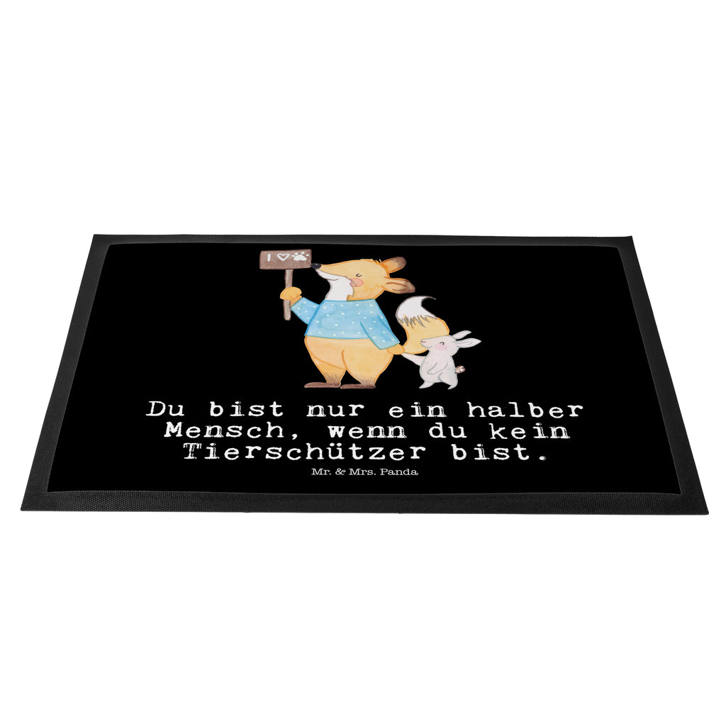 Fußmatte Tierschützer mit Herz Türvorleger, Schmutzmatte, Fußabtreter, Matte, Schmutzfänger, Fußabstreifer, Schmutzfangmatte, Türmatte, Motivfußmatte, Haustürmatte, Vorleger, Beruf, Ausbildung, Jubiläum, Abschied, Rente, Kollege, Kollegin, Geschenk, Schenken, Arbeitskollege, Mitarbeiter, Firma, Danke, Dankeschön