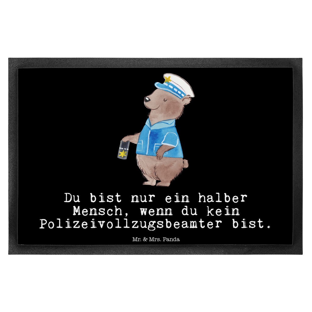 Fußmatte Polizeivollzugsbeamter mit Herz Türvorleger, Schmutzmatte, Fußabtreter, Matte, Schmutzfänger, Fußabstreifer, Schmutzfangmatte, Türmatte, Motivfußmatte, Haustürmatte, Vorleger, Beruf, Ausbildung, Jubiläum, Abschied, Rente, Kollege, Kollegin, Geschenk, Schenken, Arbeitskollege, Mitarbeiter, Firma, Danke, Dankeschön, Polizeivollzugsbeamter, Polizist, Polizei