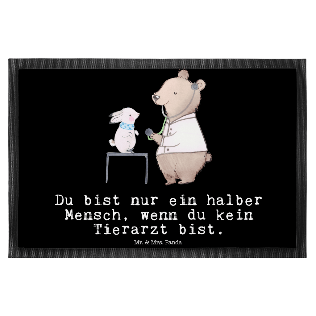 Fußmatte Tierarzt mit Herz Türvorleger, Schmutzmatte, Fußabtreter, Matte, Schmutzfänger, Fußabstreifer, Schmutzfangmatte, Türmatte, Motivfußmatte, Haustürmatte, Vorleger, Beruf, Ausbildung, Jubiläum, Abschied, Rente, Kollege, Kollegin, Geschenk, Schenken, Arbeitskollege, Mitarbeiter, Firma, Danke, Dankeschön
