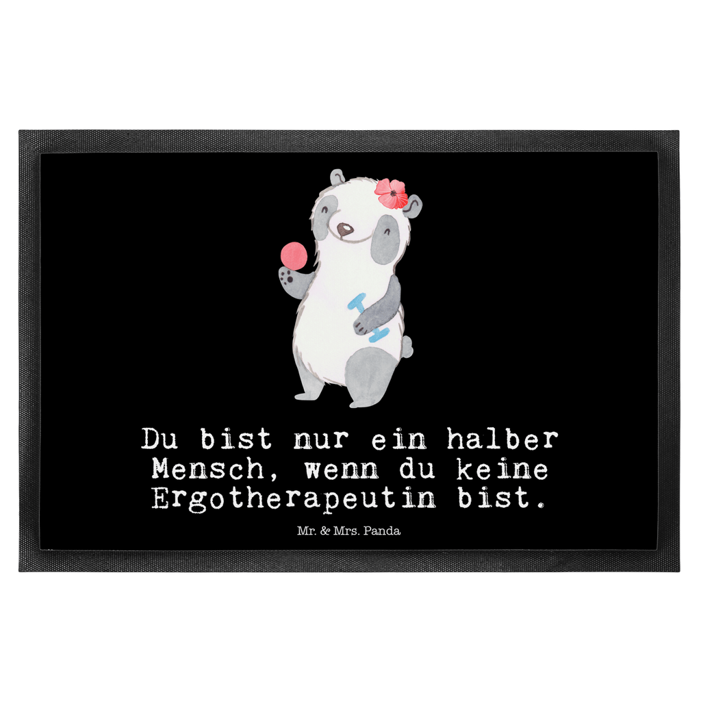 Fußmatte Ergotherapeutin mit Herz Ergotherapeutin, Ergotherapie, Ausbildung,  Türvorleger, Schmutzmatte, Fußabtreter, Matte, Schmutzfänger, Fußabstreifer, Schmutzfangmatte, Türmatte, Motivfußmatte,  Haustürmatte, Vorleger  Beruf, Ausbildung, Jubiläum, Abschied, Rente, Kollege, Kollegin, Geschenk, Schenken, Arbeitskollege, Mitarbeiter, Firma, Danke, Dankeschön